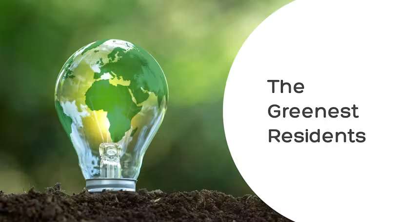 The greenest residents